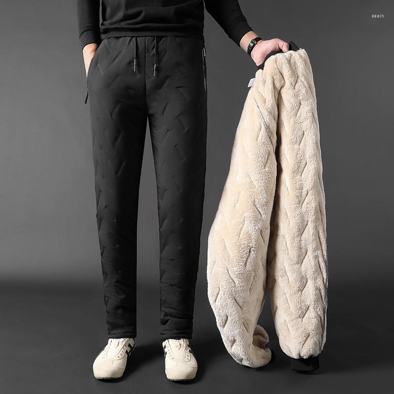 Men's Pants Men's Winter Outside Warm Joggers Thicken Men Sweatpants Heavyweight Streetwear Fleece Trousers Pant, Black-sujiao
Men's Pants Men's Winter Outside Warm Joggers Thicken Men Sweatpants Heavyweight Streetwear Fleece Trousers Pant, Black-sujiao