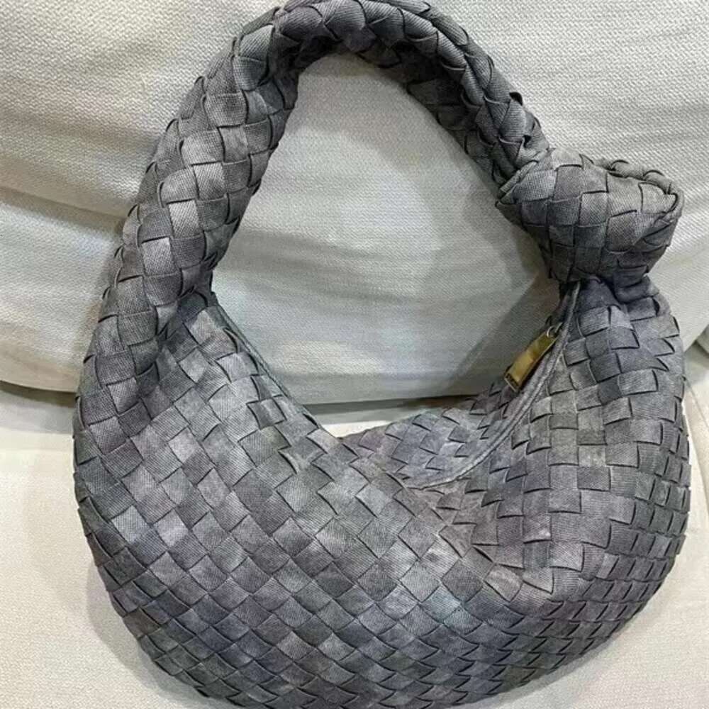 Jodie Woven Tote Bags Fashion Hand-woven Denim Bag Luxury Leather Printing Large-capacity 28cm 40cm Shoulder Ladies Knotted Handle Casual Handbag 50cm 221103