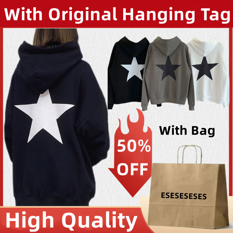 Designer sweater Men's Hoodies Sweater hoodie heavy weight cotton double thread plush pentagram hooded raglan sleeve casual sweater, Black with bag
Designer sweater Men's Hoodies Sweater hoodie heavy weight cotton double thread plush pentagram hooded raglan sleeve casual sweater, Black with bag