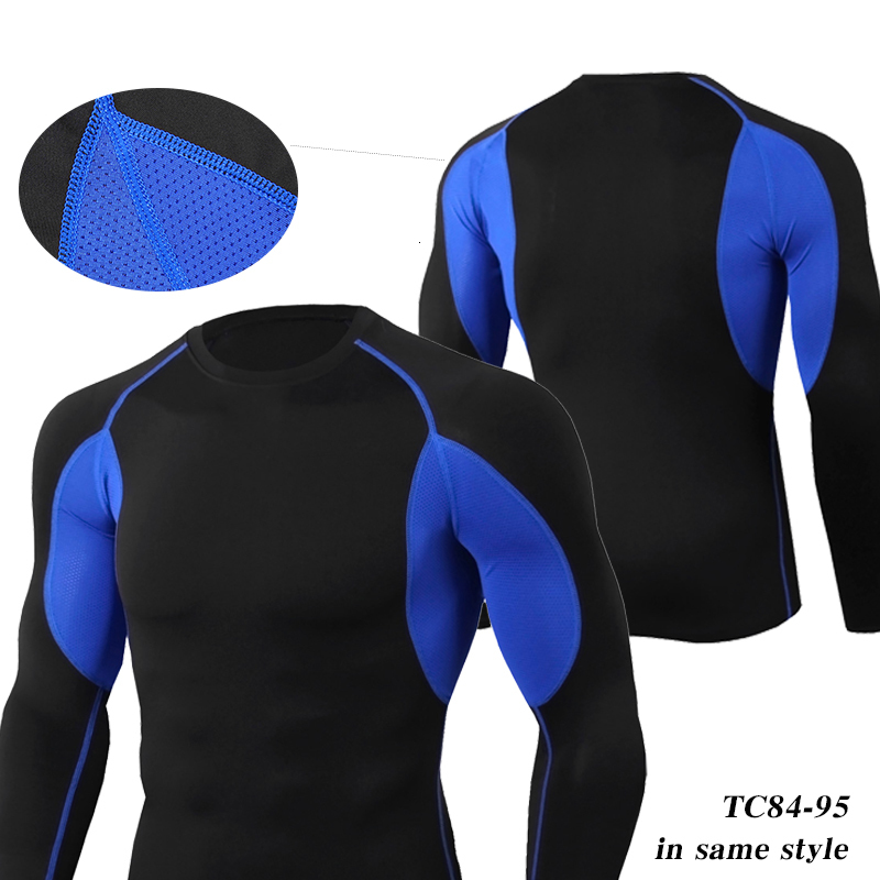 Men's T-Shirts Dry Fit Compression Shirt Men Rashgard Fitness Long Sleeves Shirt Men Gym T Shirt Sportswear Sport Tight 230413