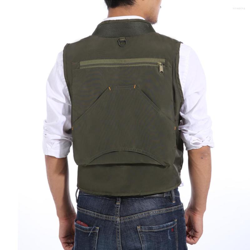 Hunting Jackets Summer Multi-Pocket Fishing Jacket Sleeveless Quick Drying Breathable Men Vests, Picture shown
Hunting Jackets Summer Multi-Pocket Fishing Jacket Sleeveless Quick Drying Breathable Men Vests, Picture shown