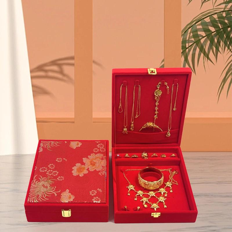 Jewelry Pouches Velvet Wedding Storage Holder Box 7.5x9x2.3inch Soft Touch With Lock For Mother Girlfriend Wife
Jewelry Pouches Velvet Wedding Storage Holder Box 7.5x9x2.3inch Soft Touch With Lock For Mother Girlfriend Wife