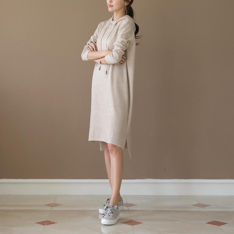 Women's Sweaters Spring Solid Knitted Dress With Hat Women Long Sleeve Slim Streetwear Pullovers Oversized Sweater Pull, Beige
Women's Sweaters Spring Solid Knitted Dress With Hat Women Long Sleeve Slim Streetwear Pullovers Oversized Sweater Pull, Beige