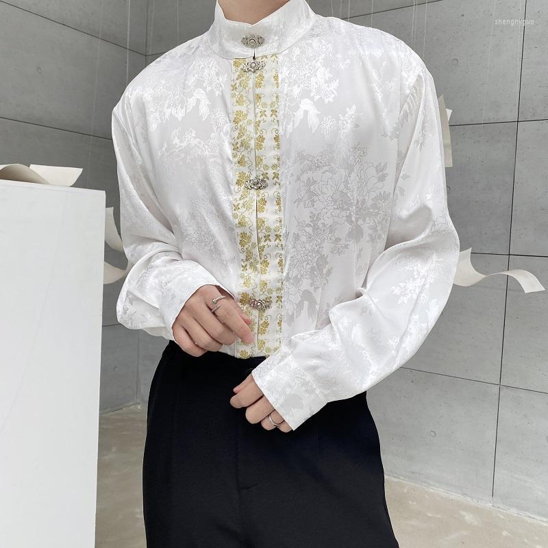 Women's Blouses KE LA Spring Chinese Style Jacquard Metal Panbuckle Stand Collar Shirt Women Long Sleeve Retro Silk, Black
Women's Blouses KE LA Spring Chinese Style Jacquard Metal Panbuckle Stand Collar Shirt Women Long Sleeve Retro Silk, Black