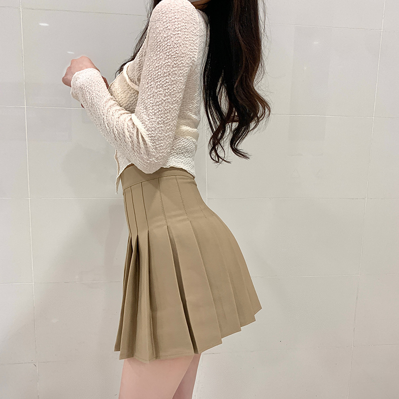 Skirts Women High Waist Pleated Skirt Fall Short Clothes Vintage Khaki A-Line Korean Preppy Style Black Girls Kawaii Mini Skirts 230413, Small blue
Skirts Women High Waist Pleated Skirt Fall Short Clothes Vintage Khaki A-Line Korean Preppy Style Black Girls Kawaii Mini Skirts 230413, Small blue