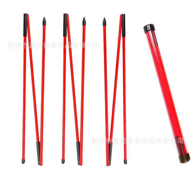 Other Golf Products 2Pcs 48quot; Alignment Stick Putting Training Aid To Improve Skills Ball Position Scores Swing Plane Orange Fiberglass 230413