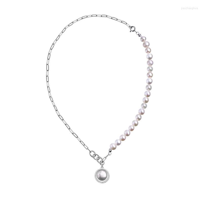 Chains Necklace Female Niche Design Natural Pearl S925 Sterling Silver Retro Irregular Light Luxury Clavicle Chain Mother Gift
Chains Necklace Female Niche Design Natural Pearl S925 Sterling Silver Retro Irregular Light Luxury Clavicle Chain Mother Gift