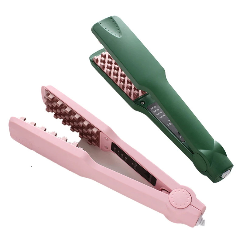 Hair Straighteners Mini 3D Grid Crimper Curling Iron Volumizing Ceramic Corn Perm Splint Flat Styling Tools Gift for Women 231113
