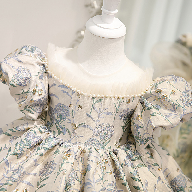 Girl's Dresses Infant Baby Girl Dress Tulle Baptism Dresses for Girls 1st Year Birthday Beading Lace Appliqued Party Wedding Prom Kids Clothes 23