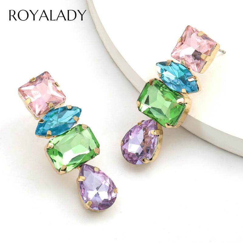 Dangle Earrings & Chandelier Fashion Personality Rhinestone Water Drop Women's Elegant Luxury Temperament Jewelry Accessories Bijoux Gift
Dangle Earrings & Chandelier Fashion Personality Rhinestone Water Drop Women's Elegant Luxury Temperament Jewelry Accessories Bijoux Gift