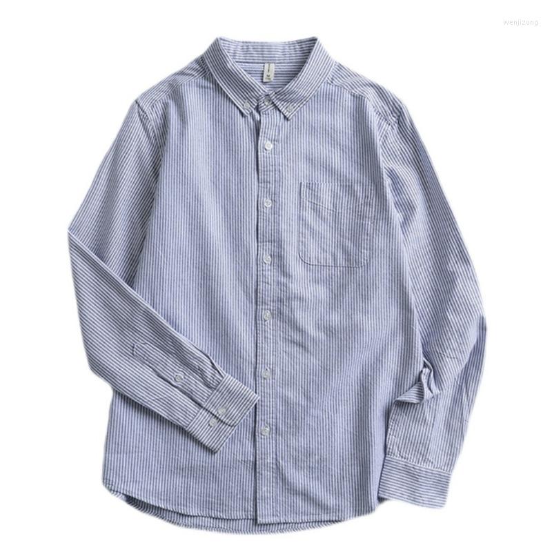 Men's Casual Shirts Men's Long-Sleeve Regular-fit Stretch Oxford Vertical Pinstripe Dress Shirt Cotton Button Down Men Clothing, Blue stripe
Men's Casual Shirts Men's Long-Sleeve Regular-fit Stretch Oxford Vertical Pinstripe Dress Shirt Cotton Button Down Men Clothing, Blue stripe