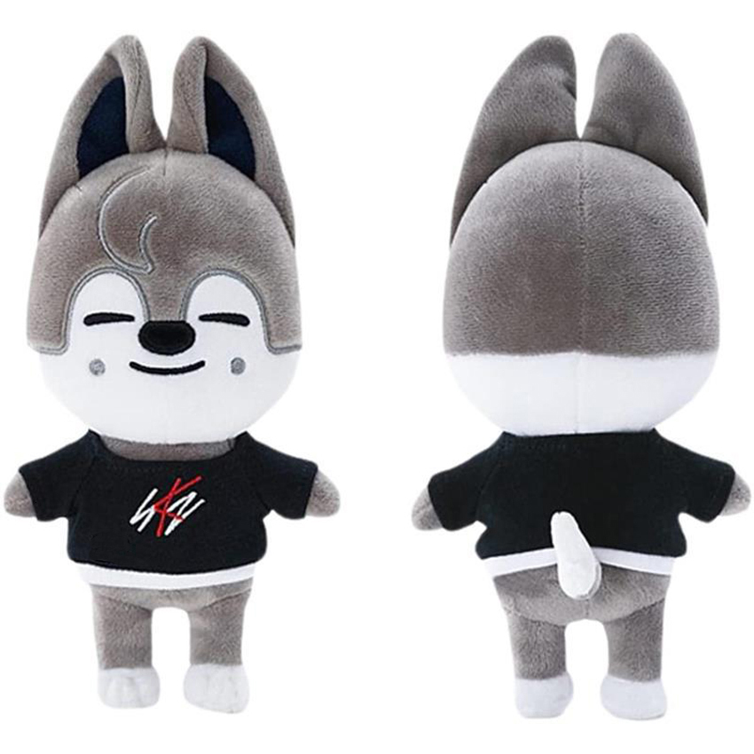 Plush Dolls Skzoo Plush Toys 20cm Stray Kids Plush Wolf Chan Cartoon Stuffed Animal Plushies Doll Kawaii Companion for Kids Adults Fans Gift 230413