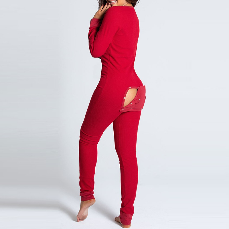 Women' Jumpsuits & Rompers Sexy Women Cutout Functional Buttoned Flap Adults Pajamas Club Button Design Plunge Lounge Jumpsuit PyjamaWomen, Gray
Women' Jumpsuits & Rompers Sexy Women Cutout Functional Buttoned Flap Adults Pajamas Club Button Design Plunge Lounge Jumpsuit PyjamaWomen, Gray