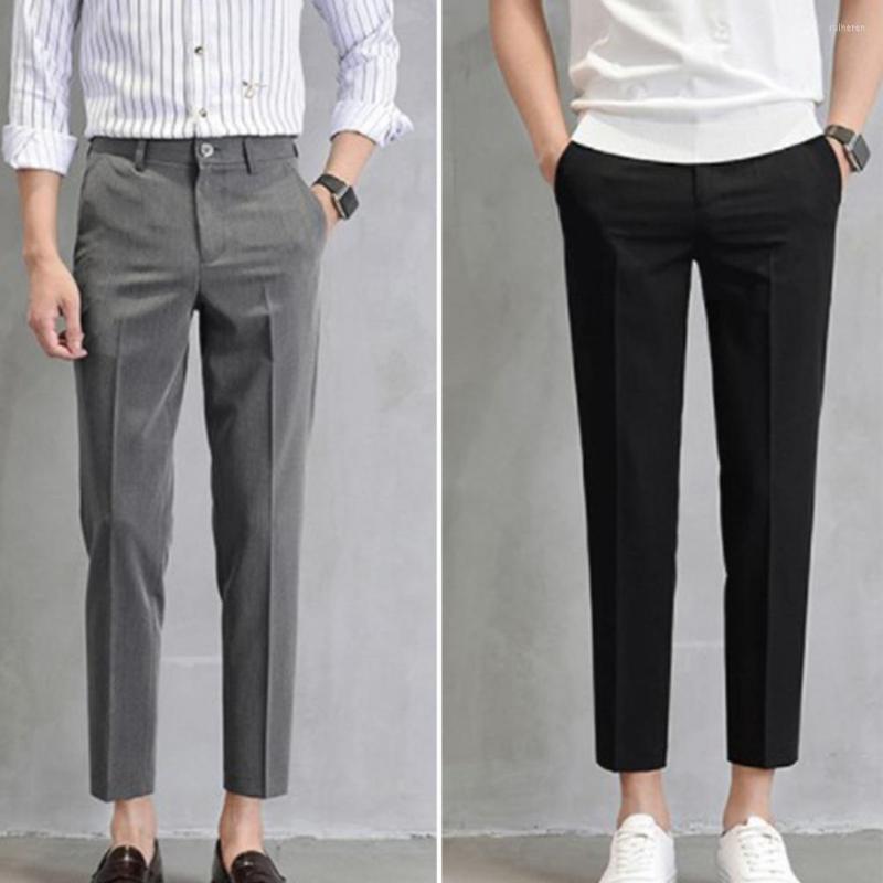 Men's Suits Chic Business Pants Slim Fit Suit Long Wash-and-wear Zip Up Straight Pattern Men, Khaki
Men's Suits Chic Business Pants Slim Fit Suit Long Wash-and-wear Zip Up Straight Pattern Men, Khaki