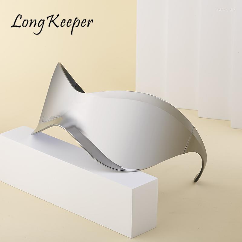 Sunglasses Women's Oversized Y2K Rimless Futuristic Glasses One Piece Shield Wrap Around Vintage Hip Hop Sun Men Eyewear
Sunglasses Women's Oversized Y2K Rimless Futuristic Glasses One Piece Shield Wrap Around Vintage Hip Hop Sun Men Eyewear