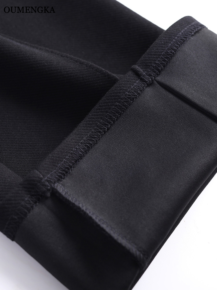 Women's Pants Capris Woman Cotton Twill Pants Autumn Winter Chic Fashion Casual Wear Vintage High Elastic Waist Female Long Trousers Mujer S-4XL 