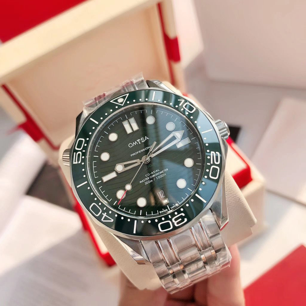 Seamaster 300 Sports Luxury Men s Watch Automatic Machinery Fashion Business Sapphire Ceramic Diving Watch Night Glow Stainless Steel Waterproof Rubber