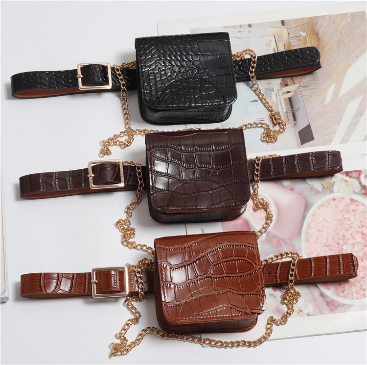 Waist Bags Fashion MIni Packs Alligator Serpentine Pattern PU Belt With Bag Metal Alloy Shoulder Money Lipstick Fanny, Black
Waist Bags Fashion MIni Packs Alligator Serpentine Pattern PU Belt With Bag Metal Alloy Shoulder Money Lipstick Fanny, Black