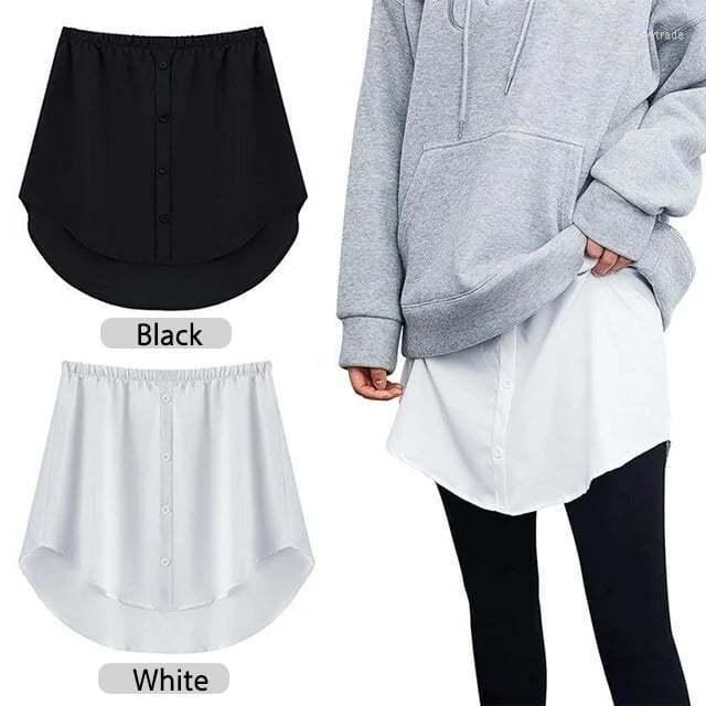 Skirts Detachable Underskirt Women Fake Shirt Irregular Skirt Tail Blouse Hem Cotton Extender Mini, White
Skirts Detachable Underskirt Women Fake Shirt Irregular Skirt Tail Blouse Hem Cotton Extender Mini, White