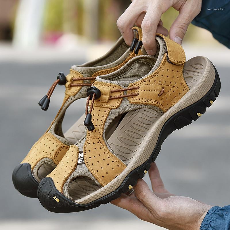 Sandals Outdoor Mountaineering Beach Closed Toe Men's Casual Shoes Comfortable And Breathable For Men, Khaki
Sandals Outdoor Mountaineering Beach Closed Toe Men's Casual Shoes Comfortable And Breathable For Men, Khaki