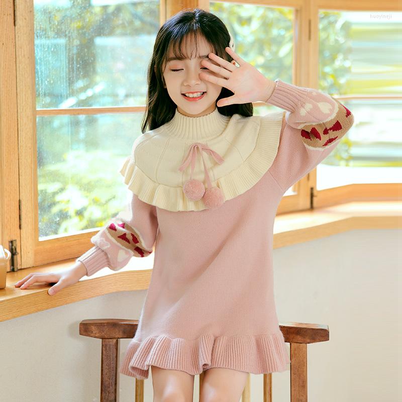 Girl Dresses Pink Girls Dress For Birthday Party Knitting Teenagers Christmas Children Clothing Warm Winter
Girl Dresses Pink Girls Dress For Birthday Party Knitting Teenagers Christmas Children Clothing Warm Winter
