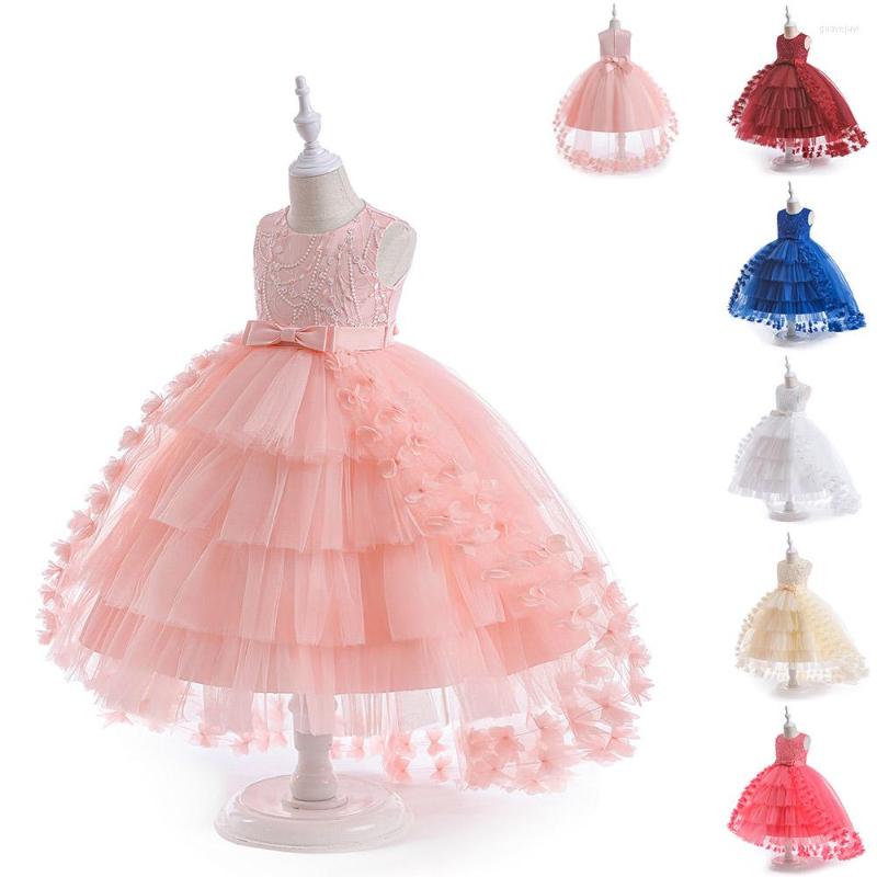 Girl Dresses Kids Sleeveless Bow Dress Embroidery Beading Sequined Tulle Layered Birthday Party Formal Princess Girls Ball Gown, Pink
Girl Dresses Kids Sleeveless Bow Dress Embroidery Beading Sequined Tulle Layered Birthday Party Formal Princess Girls Ball Gown, Pink