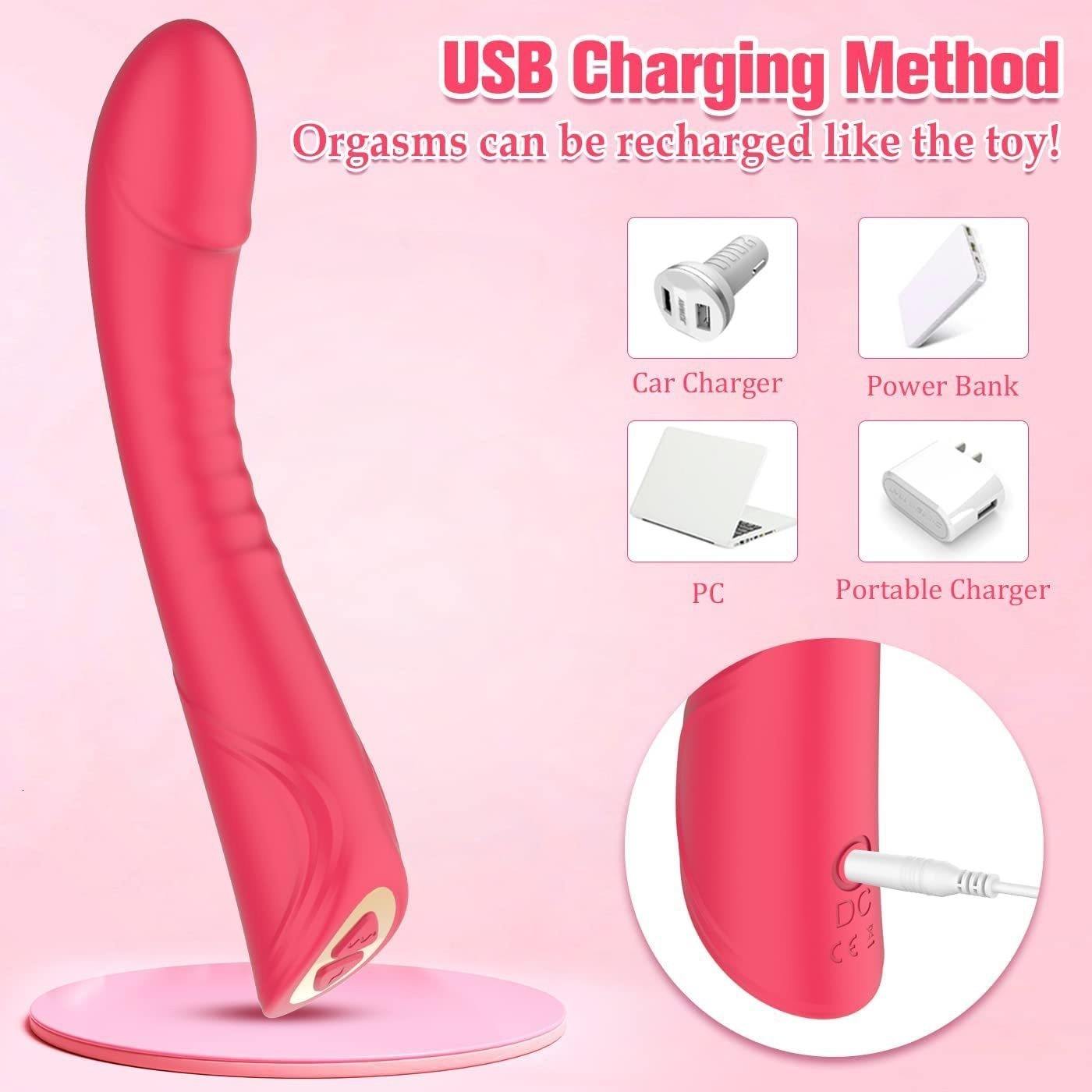 Vibrators dildo10 mode single head vibrator female sex toys silicone strong shock AV stick masturbation instruments soft massage stick 230413