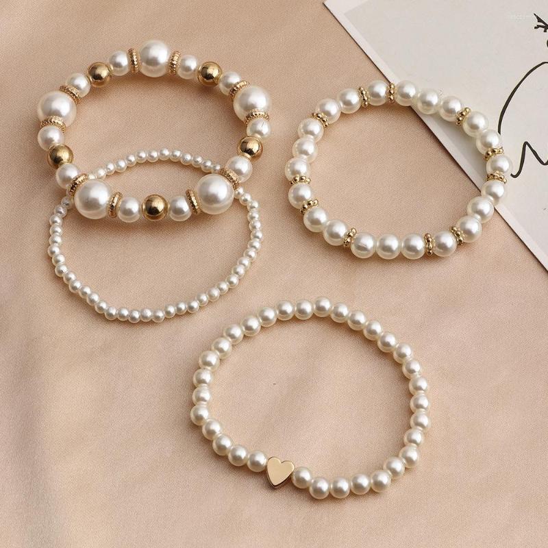 Bangle 4pcs/Set Arrival Handmade Jewelry Women Gift Fashion Pearl Bracelet Luxury Love
Bangle 4pcs/Set Arrival Handmade Jewelry Women Gift Fashion Pearl Bracelet Luxury Love