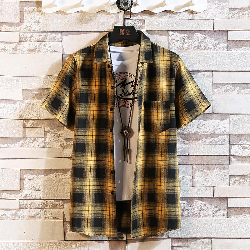Men's Casual Shirts For 2023 Summer Brand Men's Plaid Black White Fashion Short Sleeve Plus Oversize 4XL 5XL, 5678 2
Men's Casual Shirts For 2023 Summer Brand Men's Plaid Black White Fashion Short Sleeve Plus Oversize 4XL 5XL, 5678 2