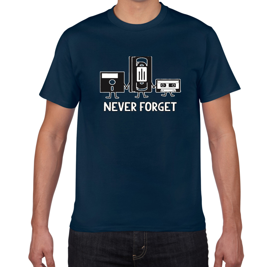 Men's T-Shirts Never Forget Sarcastic Graphic Music Novelty Funny T Shirt men casual cotton top letter printed Men's T-shirt Tee shirt homme