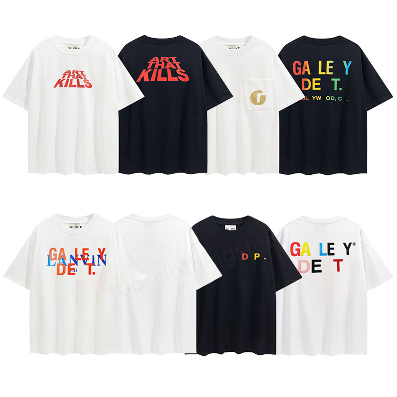 Galleries Tee Depts T shirts Mens Designer women T-Shirt Short sleeves rainbow Letter printed Fashion Leisure tops Cottons Casual Clothing Size S
Galleries Tee Depts T shirts Mens Designer women T-Shirt Short sleeves rainbow Letter printed Fashion Leisure tops Cottons Casual Clothing Size S