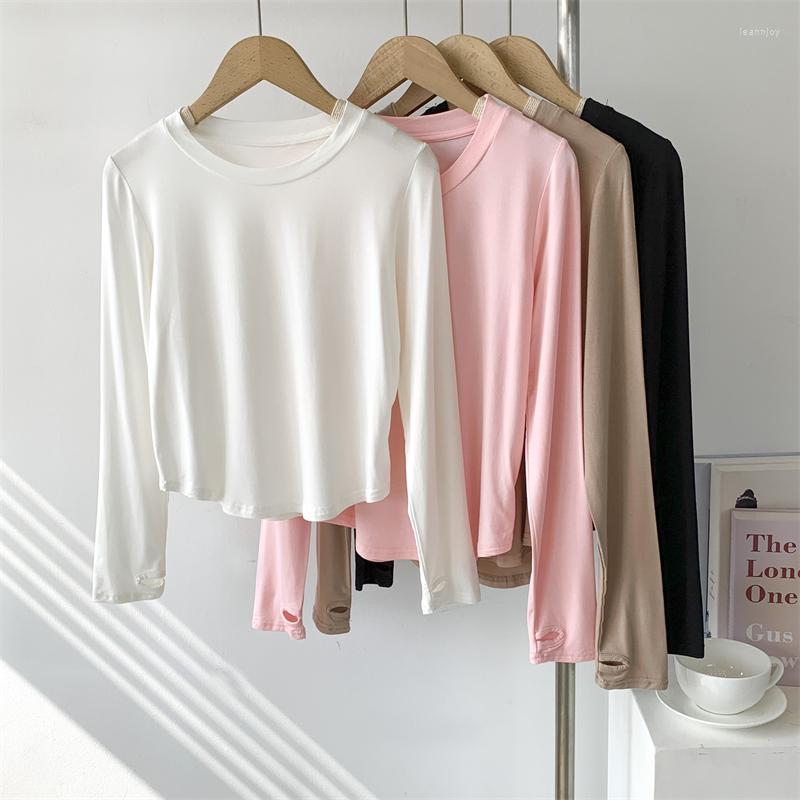 Women' T Shirts 2023 Summer Girl Pink Modal Long Sleeve Finger Button T-shirt Female American High Waist Solid Color Retro Sports Shirt Top, Black
Women' T Shirts 2023 Summer Girl Pink Modal Long Sleeve Finger Button T-shirt Female American High Waist Solid Color Retro Sports Shirt Top, Black