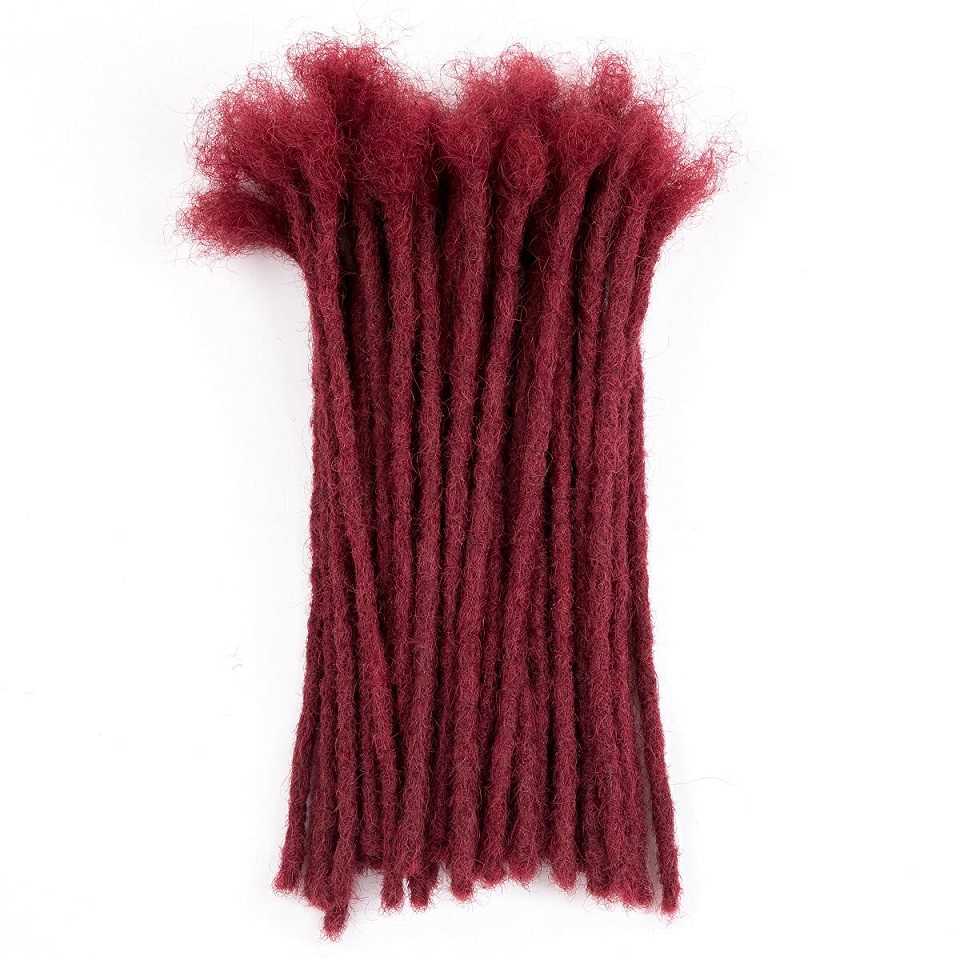 Hair Wigs Burgundy Dreadlocks Crochet Human Brazilian Braiding Bulk No Weft 8 20 Inch Afro Kinky Curly Natural 230413, #5 
Hair Wigs Burgundy Dreadlocks Crochet Human Brazilian Braiding Bulk No Weft 8 20 Inch Afro Kinky Curly Natural 230413, #5