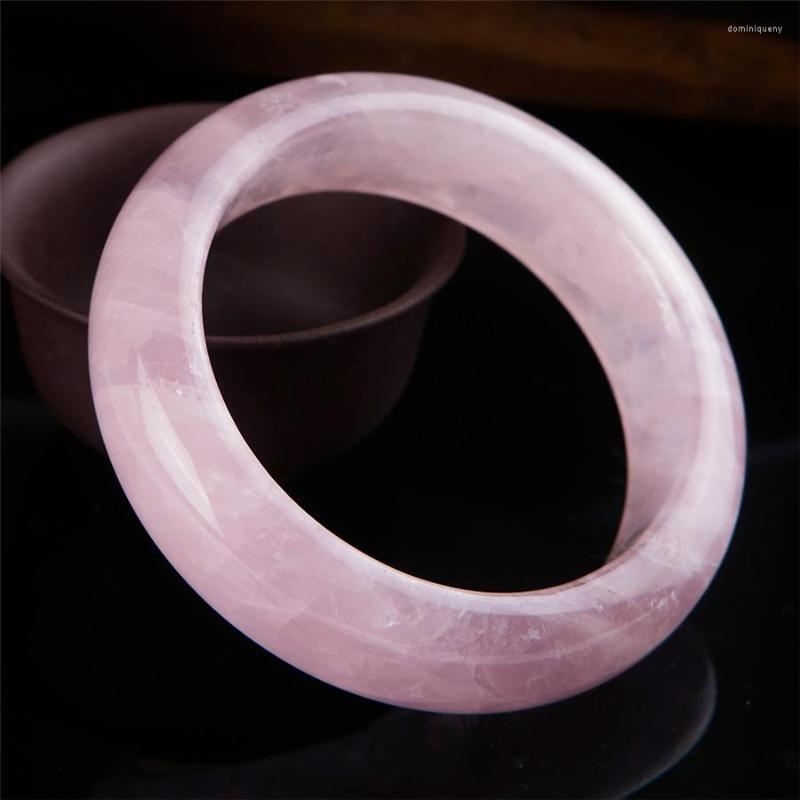 Bangle Natural Genuine Pink Rose Crystal Women Fashion Charm Bracelet Inner Diameter 56mm
Bangle Natural Genuine Pink Rose Crystal Women Fashion Charm Bracelet Inner Diameter 56mm