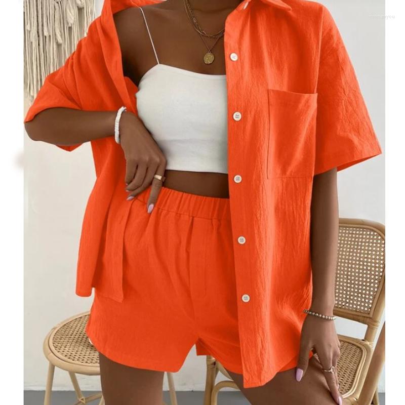 Women' Blouses Fashion Wide Leg Shorts Set And Long Sleeve Single-breasted Top 2023 Summer 2 Piece Outfits For Women Ladies Shirt Suits, Black
Women' Blouses Fashion Wide Leg Shorts Set And Long Sleeve Single-breasted Top 2023 Summer 2 Piece Outfits For Women Ladies Shirt Suits, Black