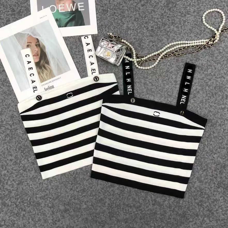 Women Stripe Knits Tee Sexy Sling Vest Summer Breathable Knitted Top Fashion Embroidered Vests, Sssss
Women Stripe Knits Tee Sexy Sling Vest Summer Breathable Knitted Top Fashion Embroidered Vests, Sssss