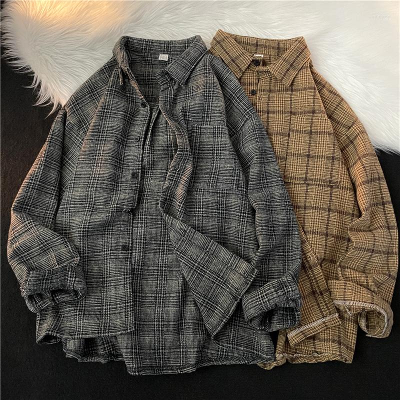 Men's Casual Shirts Plaid Long-sleeved Woolen Shirt Men's Autumn And Winter Versatile Coat, 99-2
Men's Casual Shirts Plaid Long-sleeved Woolen Shirt Men's Autumn And Winter Versatile Coat, 99-2