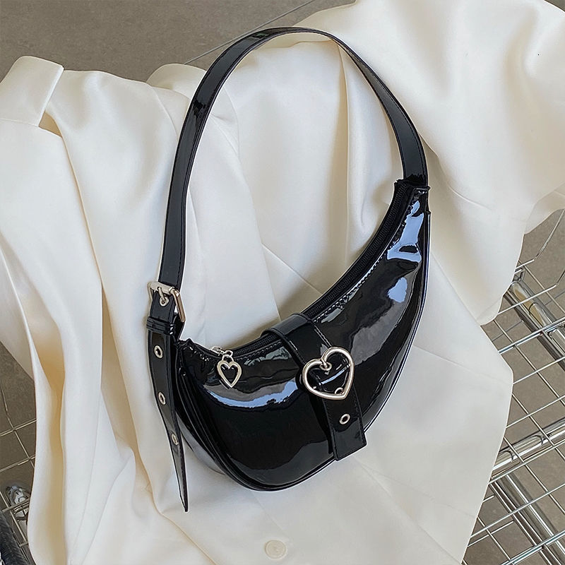 Evening Bags Crescent Ladies Underarm Bag PU Leather Cool Girls Love Shoulder Luxury Design Women Party Purse Handbag Y2K Girls Handbag 230413, Plum
Evening Bags Crescent Ladies Underarm Bag PU Leather Cool Girls Love Shoulder Luxury Design Women Party Purse Handbag Y2K Girls Handbag 230413, Plum