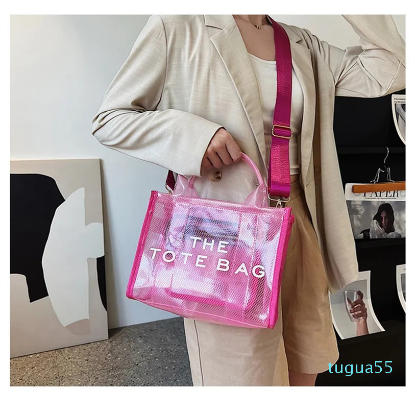 Shoulder Bags Women Tote Handbag Clear PVC Beach Bag Transparent Large Designer Crossbody Summer Jelly, Black
Shoulder Bags Women Tote Handbag Clear PVC Beach Bag Transparent Large Designer Crossbody Summer Jelly, Black