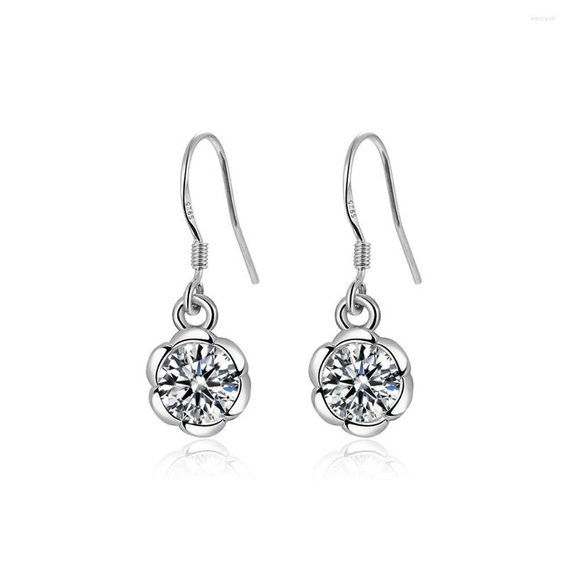 Dangle Earrings 925 Sterling Silver Drop White Zircon Flower Shape Christmas Gift Micro Inlay Cubic Zirconia For Women 2023 Bl
Dangle Earrings 925 Sterling Silver Drop White Zircon Flower Shape Christmas Gift Micro Inlay Cubic Zirconia For Women 2023 Bl