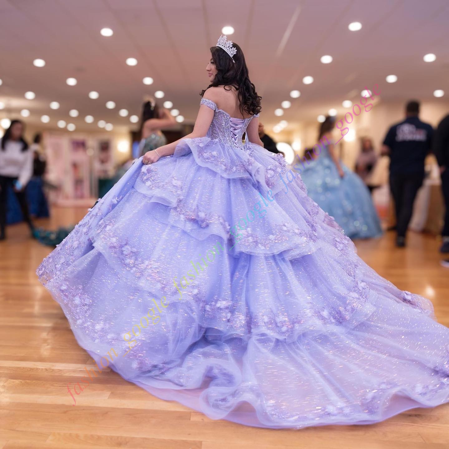 Sage Quinceanera Dress 2024 Beaded Corset Charro Mexican Rose Gold Quince Sweet 15/16 Birthday Party Gown for 15th Girl Drama Winter Formal Prom Gala 