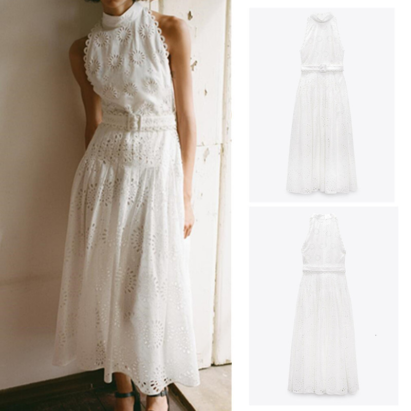 Casual Dresses PB ZA spring and summer white belt hollow embroidery stand collar sleeveless midi dress female 2292974 230413
Casual Dresses PB ZA spring and summer white belt hollow embroidery stand collar sleeveless midi dress female 2292974 230413