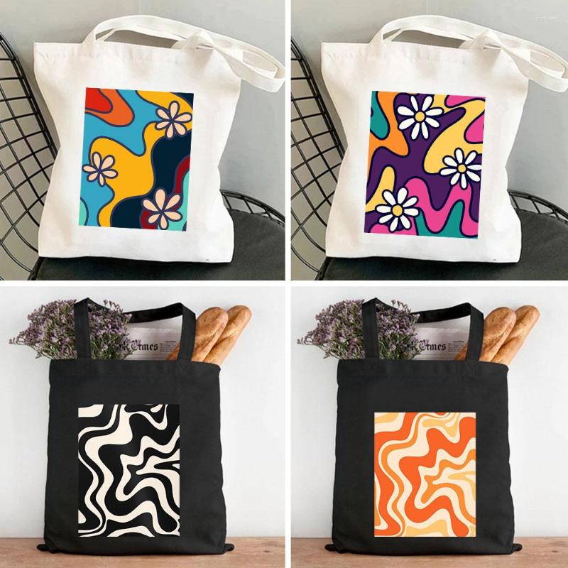 Evening Bags Retro Abstract Daisy Liquid Swirl Glam Doodle Green Pink Colored Womens Canvas Shoulder Cotton Tote Bag Shopper Shopping, B103
Evening Bags Retro Abstract Daisy Liquid Swirl Glam Doodle Green Pink Colored Womens Canvas Shoulder Cotton Tote Bag Shopper Shopping, B103