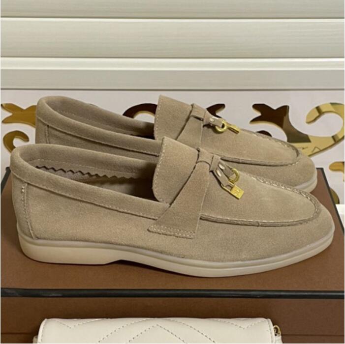 Designer Loro Piana Walk Charms Embellished Casual Shoes LoroPiana Mens Womens Suede Loafers Couple Shoe Genuine Leather Flat For Men Women Factory direct sales, 14
Designer Loro Piana Walk Charms Embellished Casual Shoes LoroPiana Mens Womens Suede Loafers Couple Shoe Genuine Leather Flat For Men Women Factory direct sales, 14