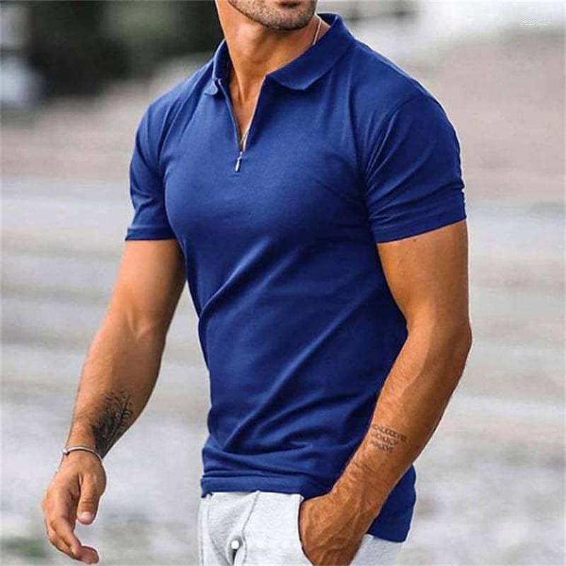 Men' Polos Fashion Men' Clothing Solid Color Polo Shirt Summer Casual Short Sleeve Turn-down Collar Zipper Tops Streetwear Men, 01 black
Men' Polos Fashion Men' Clothing Solid Color Polo Shirt Summer Casual Short Sleeve Turn-down Collar Zipper Tops Streetwear Men, 01 black