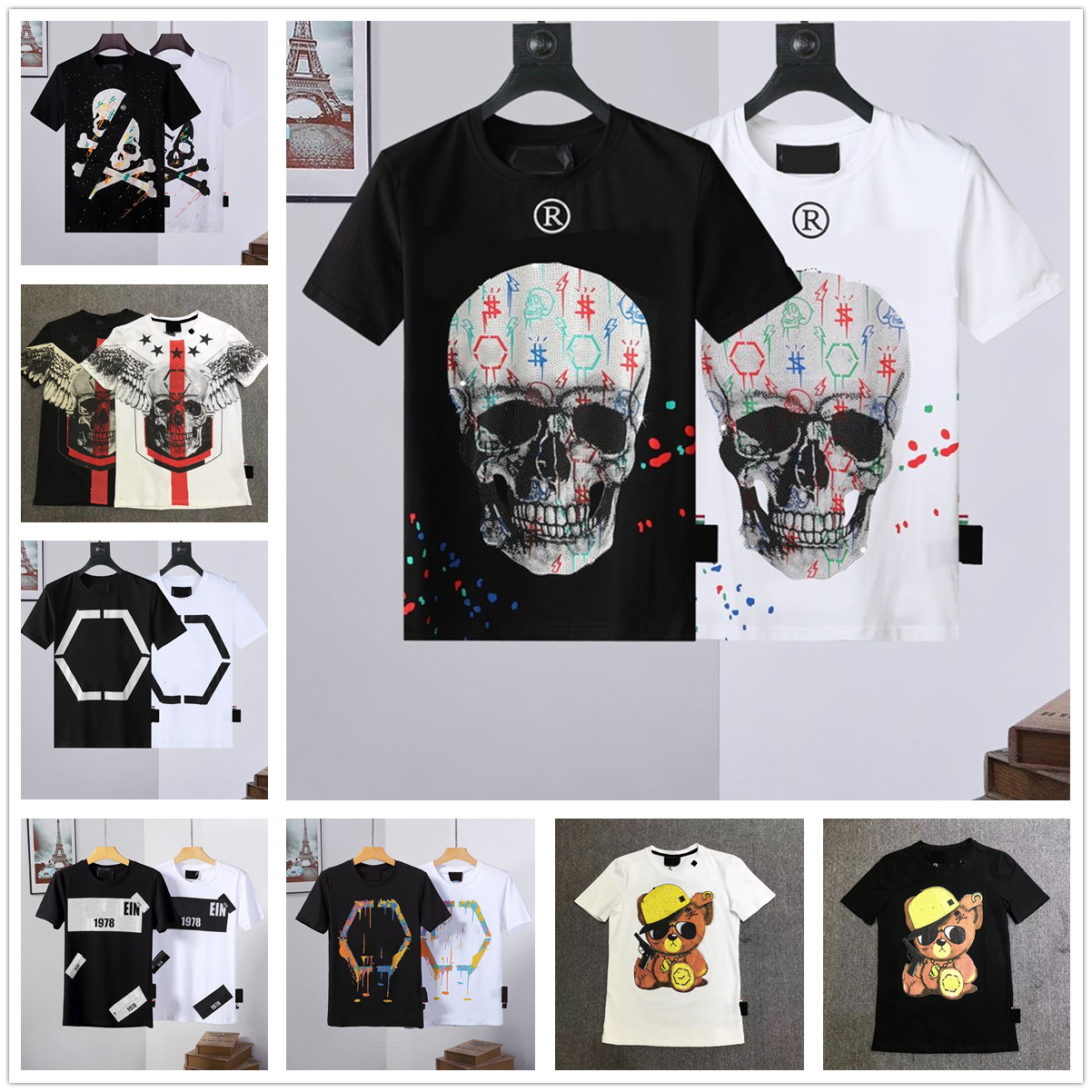 New Fashion Mens Womens Tshirts Chest Embroidery Wolf Skull Shorts Men T Shirt Short Sleeve Casual T-shirt Hipster Fractal Pattern Tees Designer Tops, 01(with logo)
New Fashion Mens Womens Tshirts Chest Embroidery Wolf Skull Shorts Men T Shirt Short Sleeve Casual T-shirt Hipster Fractal Pattern Tees Designer Tops, 01(with logo)