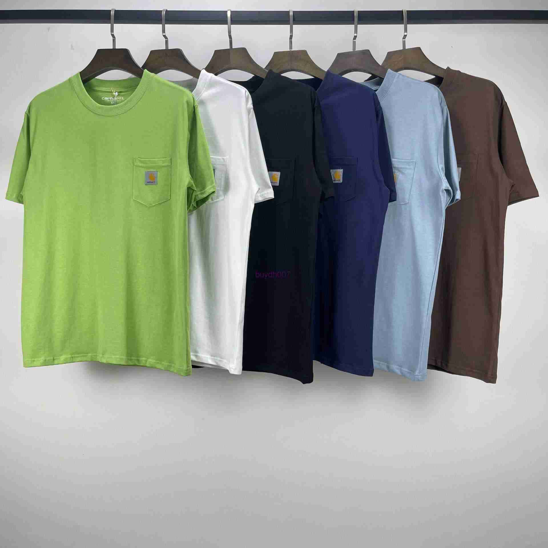 23 Men's and Women's Fashion t Shirt High Street Brand Carhart Korean Style Spring/summer Classic Small Label Pocket Embroidery for Couples Loose Short Sleeves Du49, Light blue
23 Men's and Women's Fashion t Shirt High Street Brand Carhart Korean Style Spring/summer Classic Small Label Pocket Embroidery for Couples Loose Short Sleeves Du49, Light blue