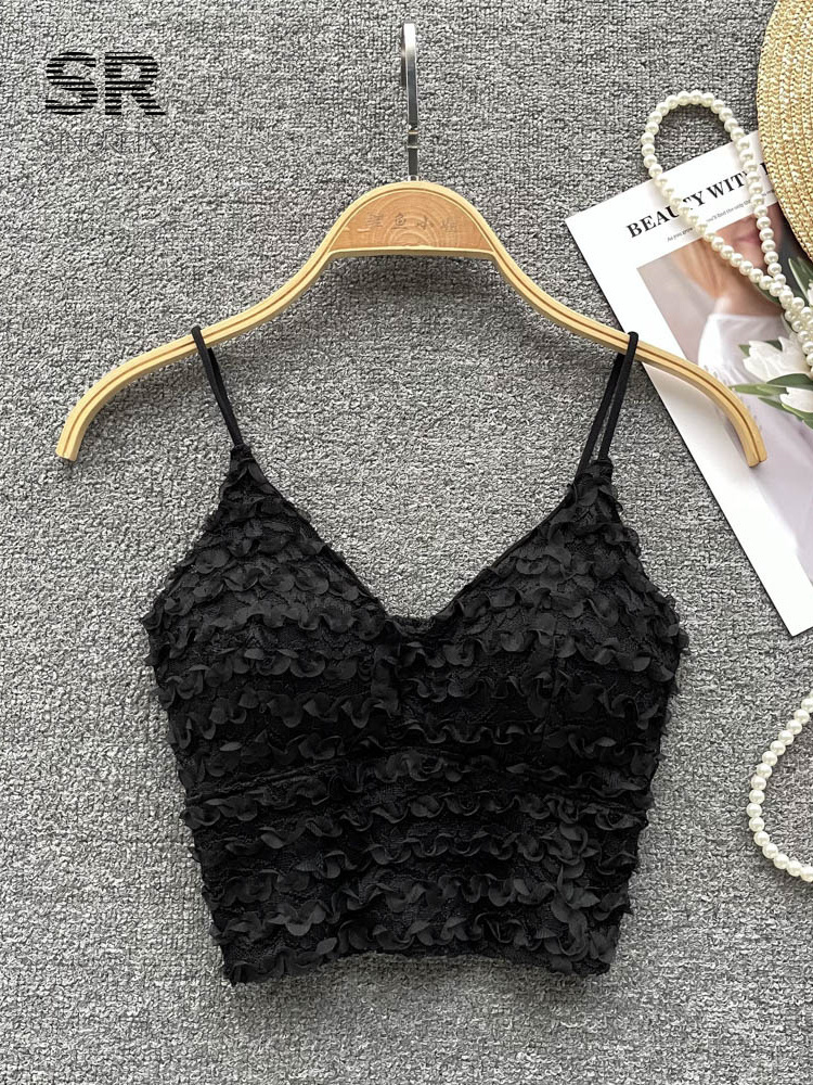 Camisoles Tanks SINGREINY Floral Hook Sexy Camisole Women Backless Elastic Waist White Outwear Fashion Ladies Streetwear Summer Tank Top 230413