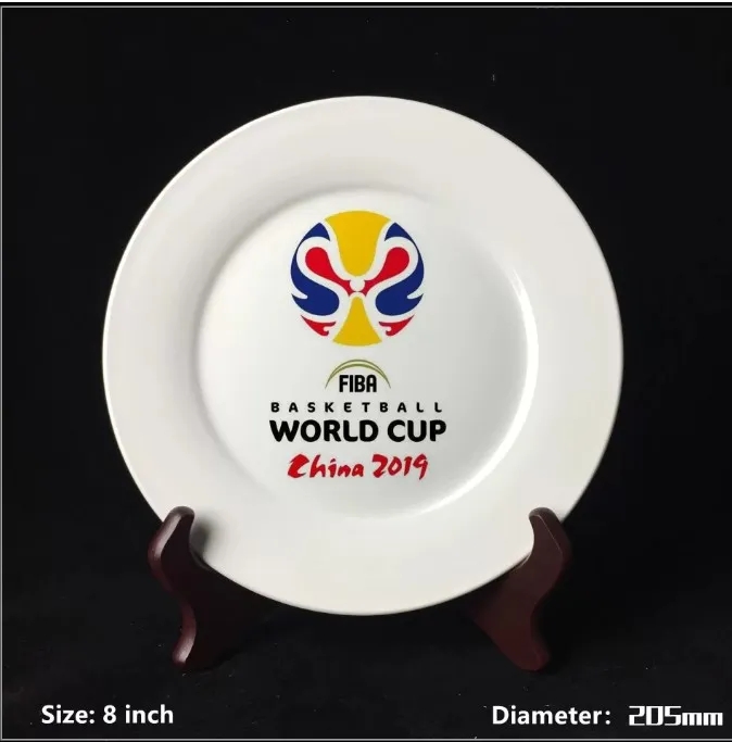 Wholesale 8 Sublimation Ceramic Plates 10 Inch Round Thermal Transfer Coating Blank Dish Dinnerware AAA B5