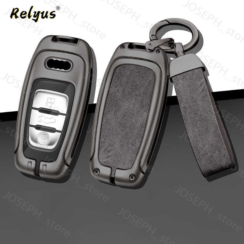 Key Rings Zinc Alloy Leather Car Key Case Cover For Audi A1 A3 8V A4 B8 B9 A5 A6 C7 A7 A8 Q3 Q5 Q7 S4 S6 S7 S8 R8 TT Keychain Accessories J230413 
Key Rings Zinc Alloy Leather Car Key Case Cover For Audi A1 A3 8V A4 B8 B9 A5 A6 C7 A7 A8 Q3 Q5 Q7 S4 S6 S7 S8 R8 TT Keychain Accessories J230413